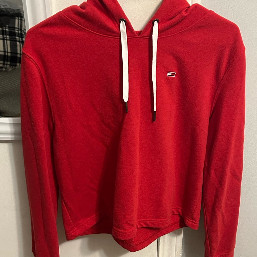 Cropped Red Hoodie by Tommy Jeans